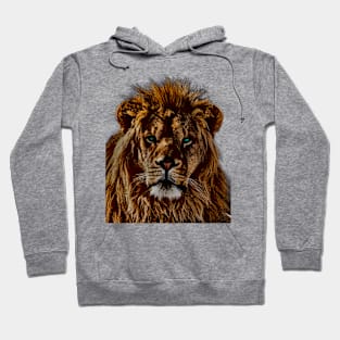 African Lion Head Full Hoodie